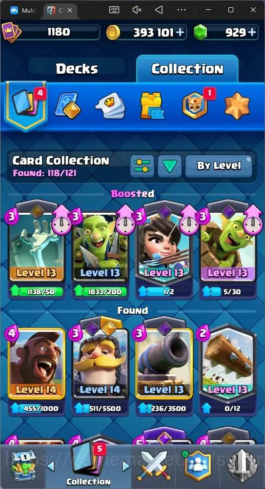 Clash Royale Accounts Mobile |CL 1180 |KTL 13|Trophy 8222|Card 118|5 Cha image 7