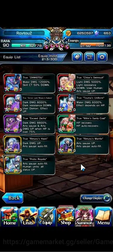 Grand Summoners Accounts Global|Rank 90|Fresh Story+Side|Ready Gacha 653 CC image 5