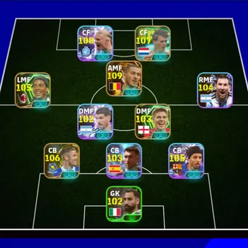 eFootball Accounts High-End Kolektif 3242+ haland x  Van Basten x Ronaldinho x Eden Hazard x  Gerrard x gary chill x Jules