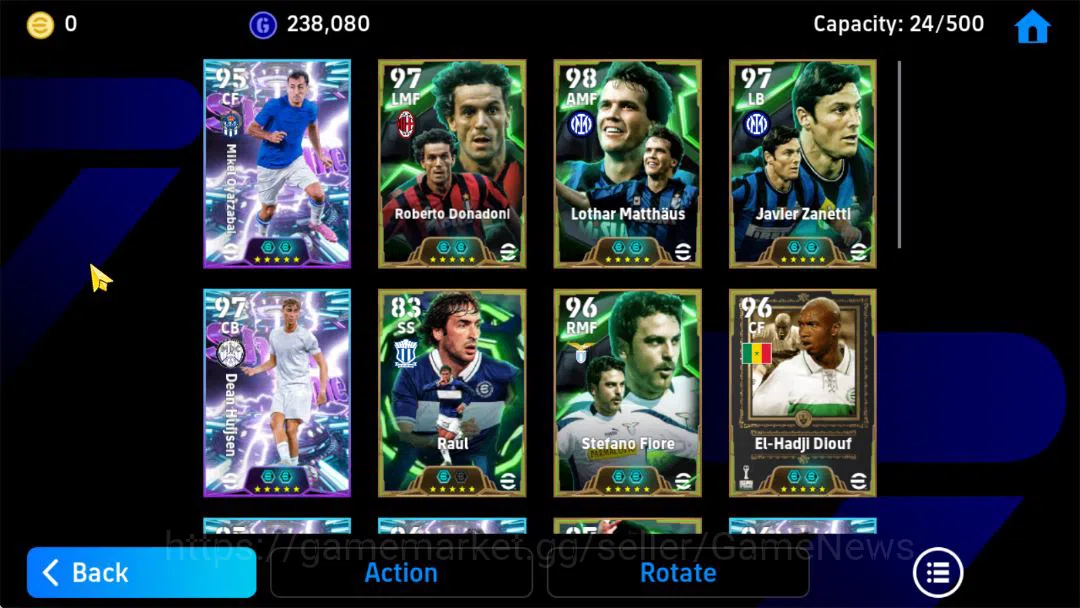 eFootball Accounts Mid-Tier Mobile|BT[K.Kvaratskhelia]Blitz Curler,(Mikel Oyarzabal,Huijsen)VisionPass,Donadoni,Matthaus 5