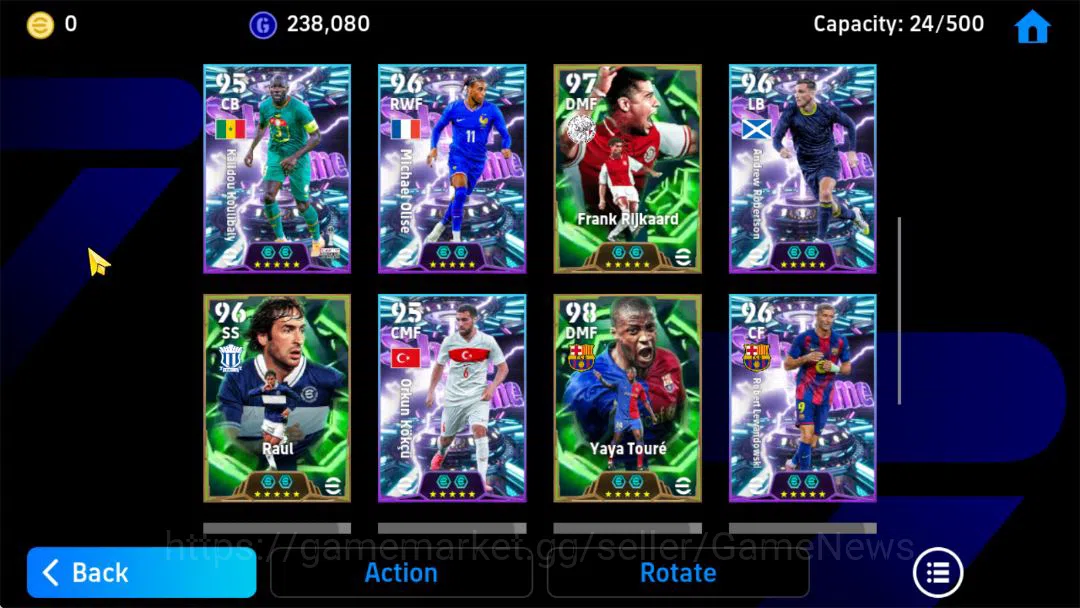 eFootball Accounts Mid-Tier Mobile|BT[K.Kvaratskhelia]Blitz Curler,(Mikel Oyarzabal,Huijsen)VisionPass,Donadoni,Matthaus 6