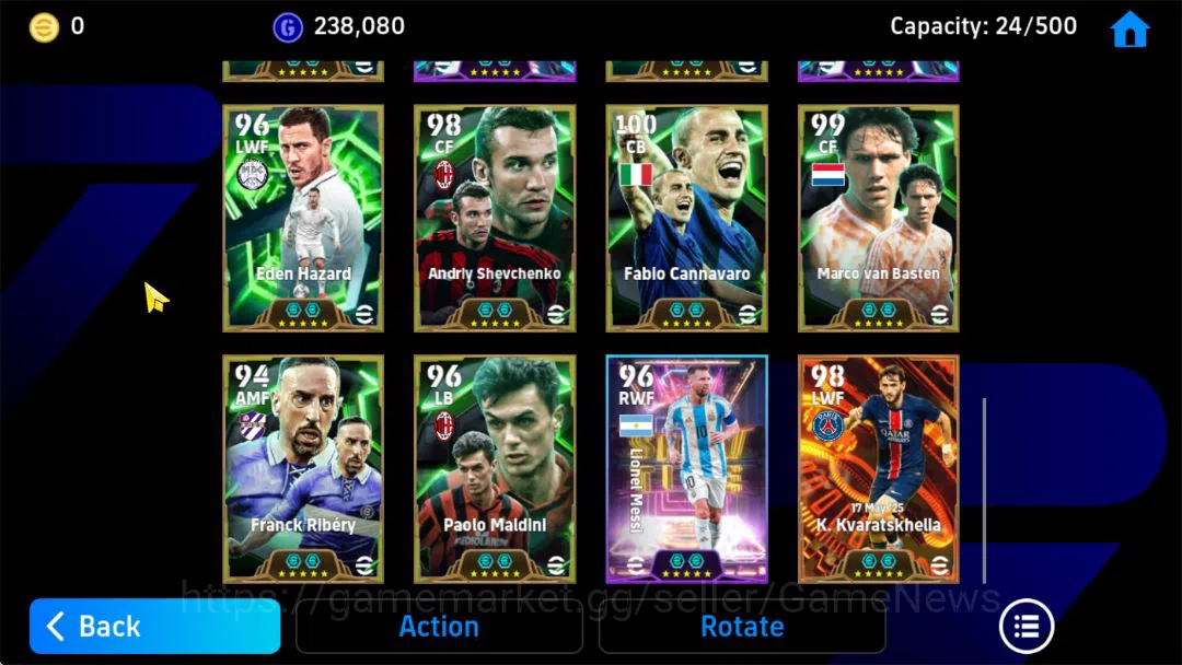 eFootball Accounts Mid-Tier Mobile|BT[K.Kvaratskhelia]Blitz Curler,(Mikel Oyarzabal,Huijsen)VisionPass,Donadoni,Matthaus 7