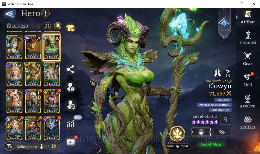 Watcher of Realms Accounts Global 60x|Lv 64|2,4M Power|4 Lord[Prateus,Laya,To image 10