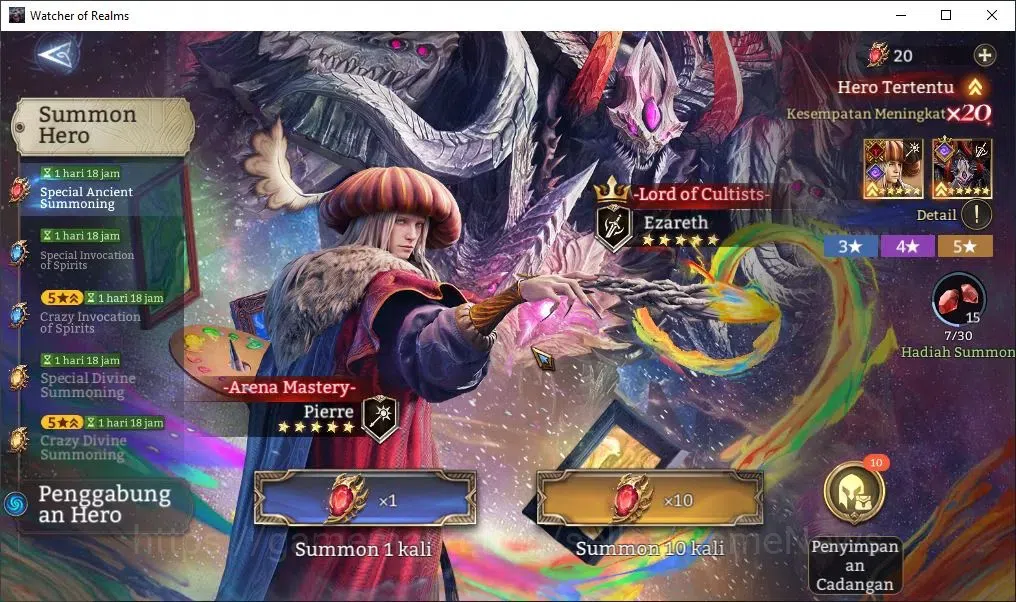 Watcher of Realms Accounts Global 60x|Lv 64|2,4M Power|4 Lord[Prateus,Laya,To image 19