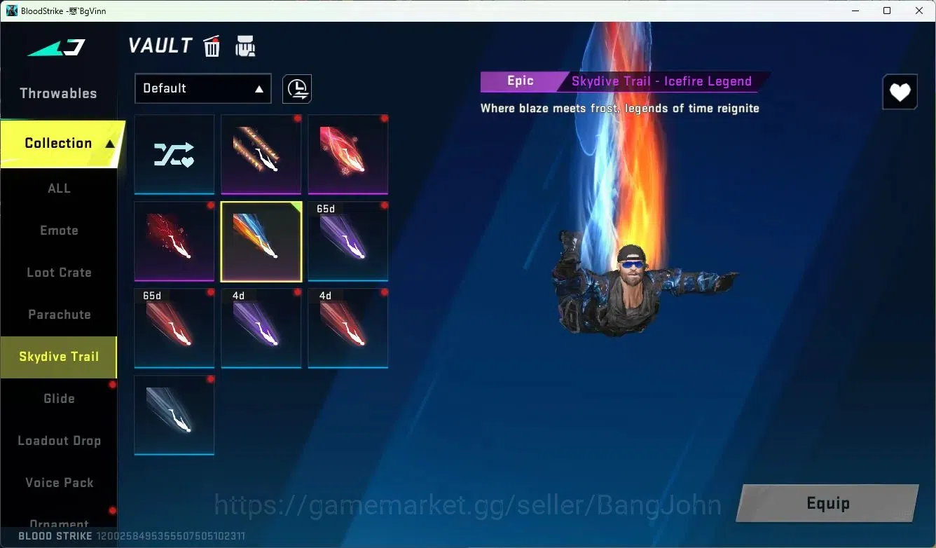 Blood Strike Accounts ASIA | 2 Collab Skins | 2 Limited Skins | 4 Legend image 10