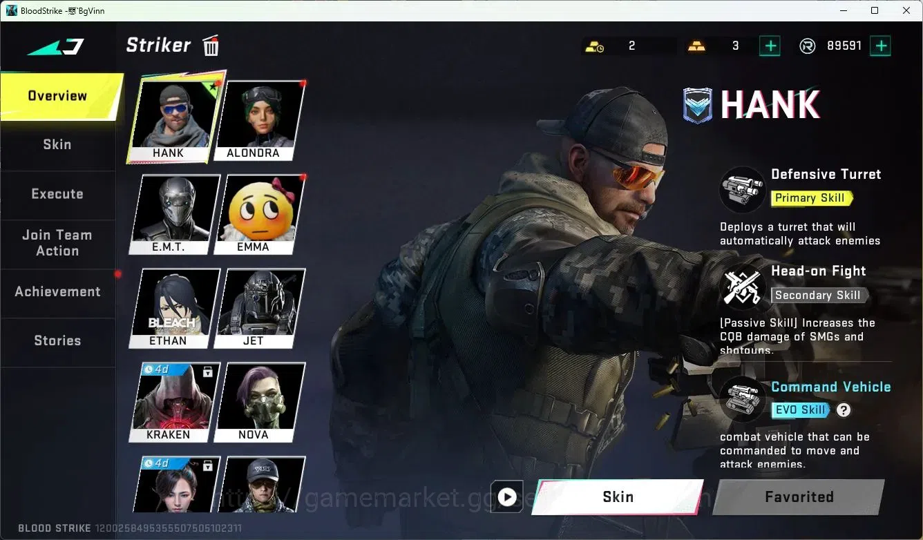 Blood Strike Accounts ASIA | 2 Collab Skins | 2 Limited Skins | 4 Legend image 6