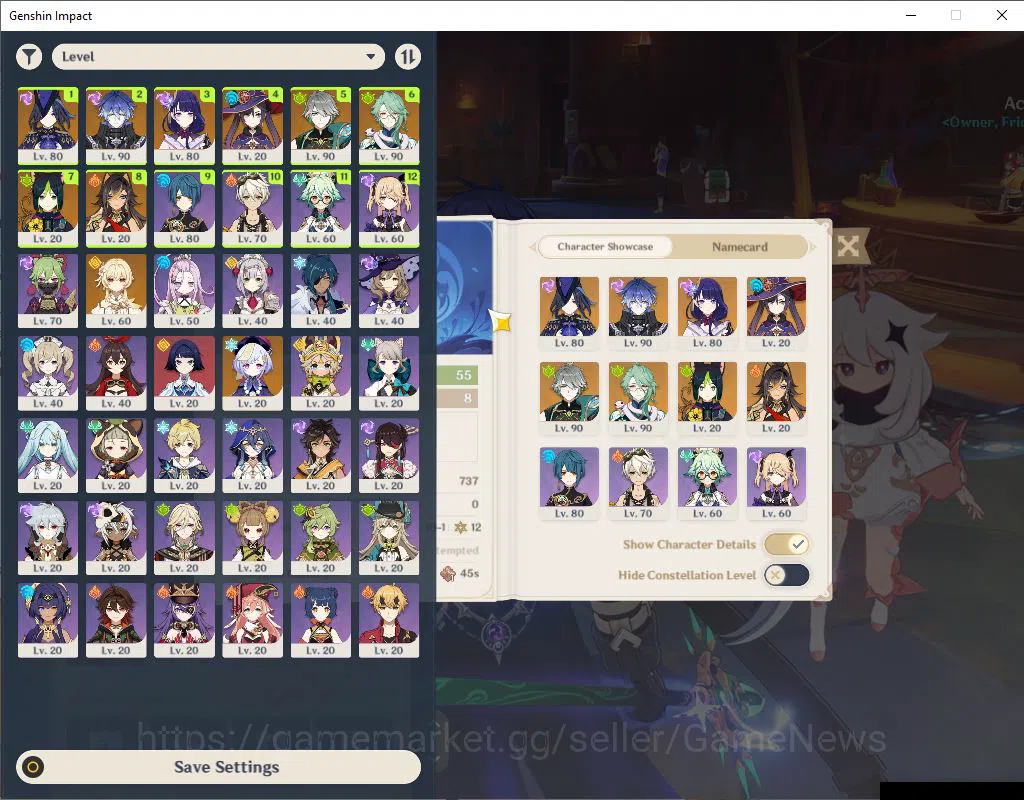 Genshin Impact Accounts Asia|AR 55|5 Limited +3(*5Weapon)|[AlhaitamC2,Clor image 2