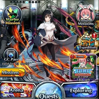 Grand Summoners Accounts Mid-Game Global|Rank 26|3 Ascend+2 TW|(Demon Lord Rimuru,Shizu)+TW,Running Rabbit Rimuru|Lpot