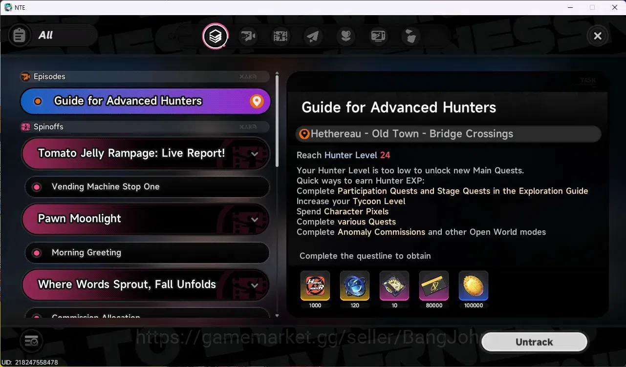 Neverness to Everness Accounts SEA | Hunter Lv 16 | 6 S-Class (Hotori,Lacrimosa,) image 14
