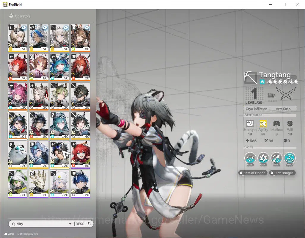 Arknights: Endfield Accounts ASIA|Lv57|SSR 9 (5Limit) [Yvonne,Laevatain+Sign,Em image 10