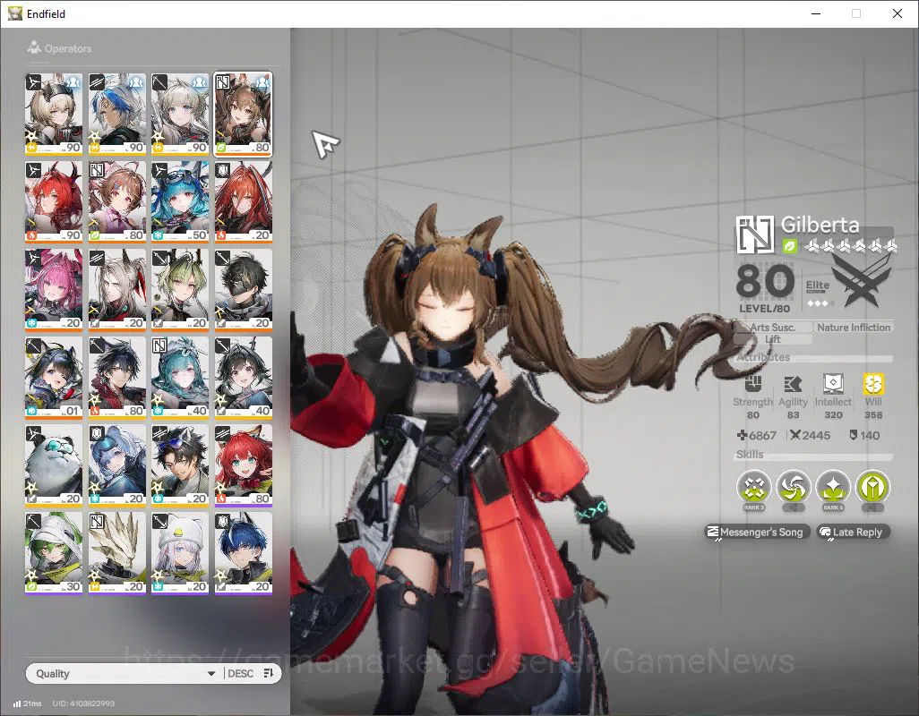 Arknights: Endfield Accounts ASIA|Lv57|SSR 9 (5Limit) [Yvonne,Laevatain+Sign,Em image 2