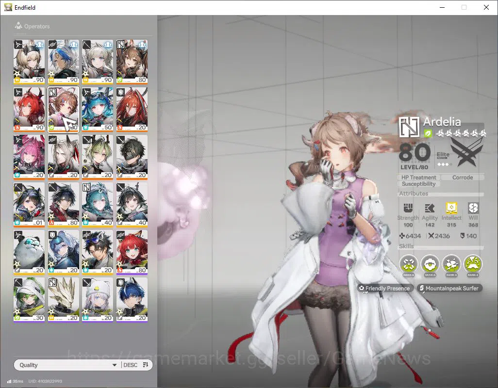 Arknights: Endfield Accounts ASIA|Lv57|SSR 9 (5Limit) [Yvonne,Laevatain+Sign,Em image 4