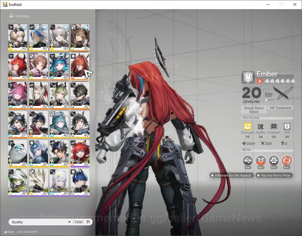 Arknights: Endfield Accounts ASIA|Lv57|SSR 9 (5Limit) [Yvonne,Laevatain+Sign,Em image 6