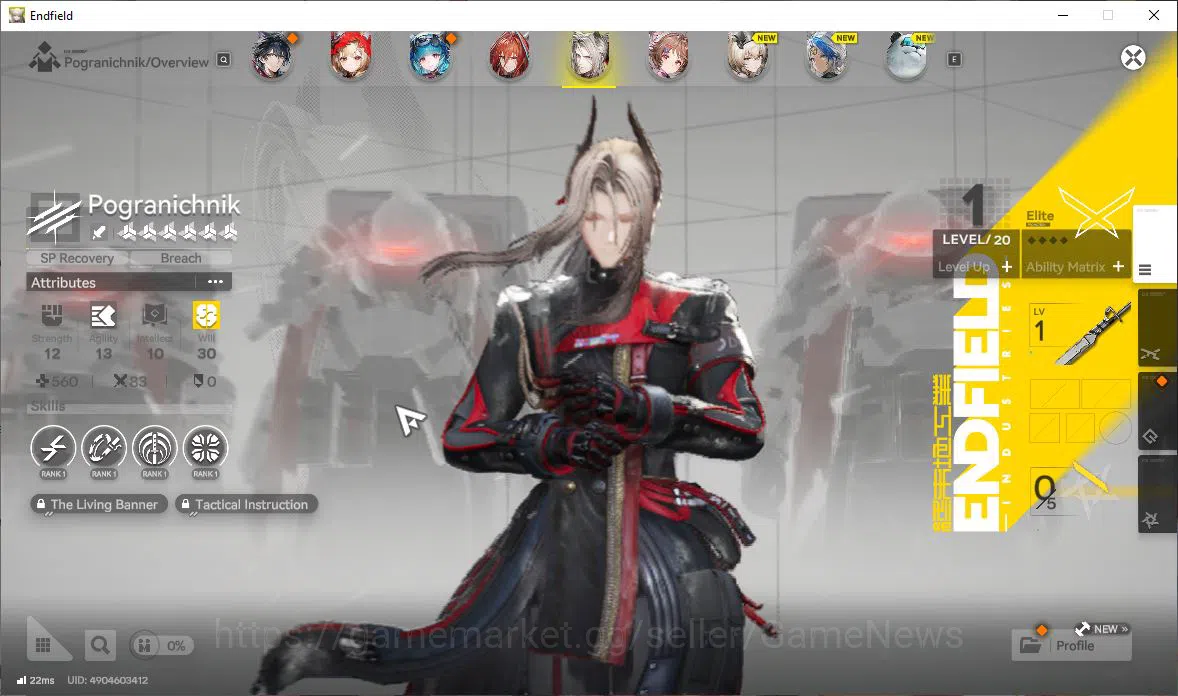 Arknights: Endfield Accounts ASIA|Lv48|SSR5(1Limit)+4(*6WP)|Rossi+sign,LastRite image 14