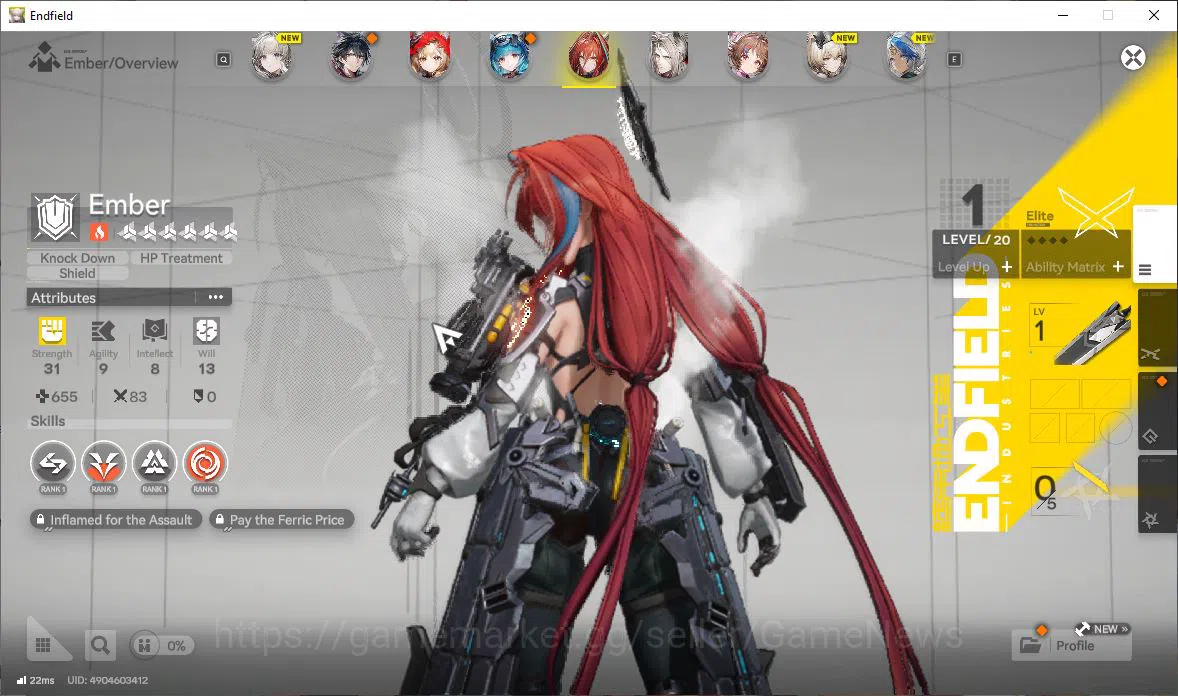 Arknights: Endfield Accounts ASIA|Lv48|SSR5(1Limit)+4(*6WP)|Rossi+sign,LastRite image 15