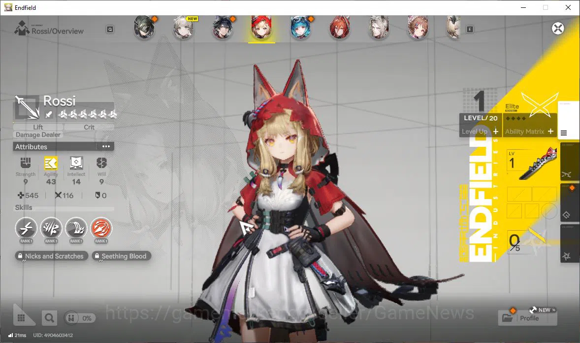 Arknights: Endfield Accounts ASIA|Lv48|SSR5(1Limit)+4(*6WP)|Rossi+sign,LastRite image 17
