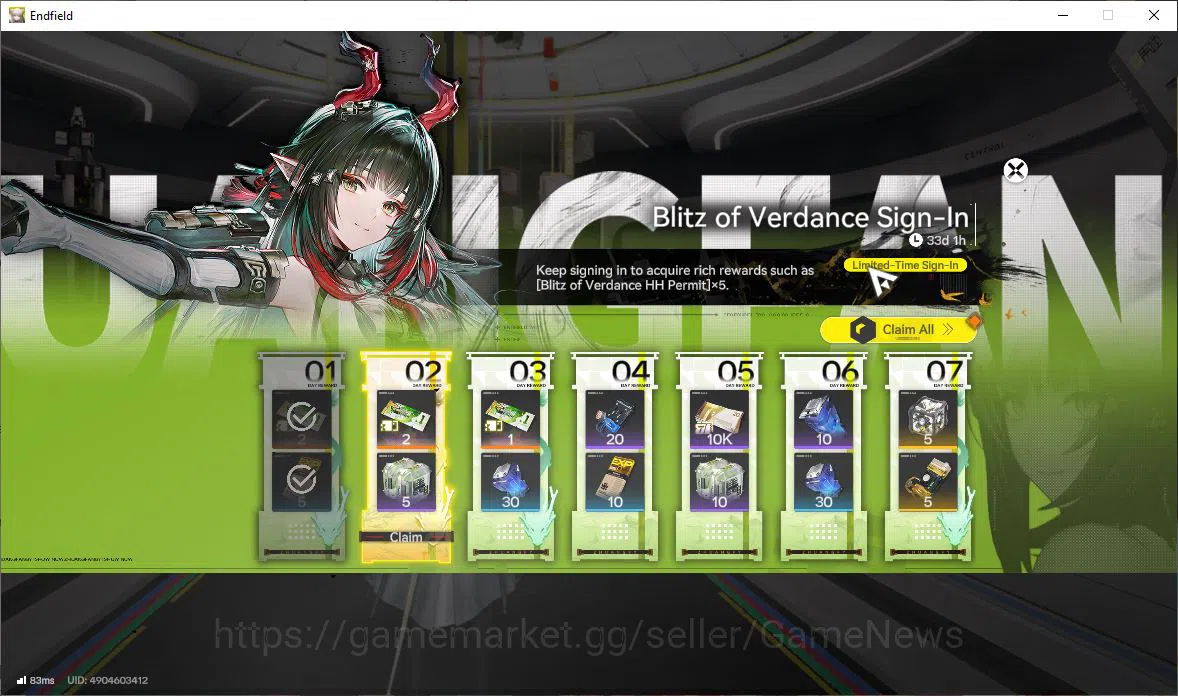 Arknights: Endfield Accounts ASIA|Lv48|SSR5(1Limit)+4(*6WP)|Rossi+sign,LastRite image 19