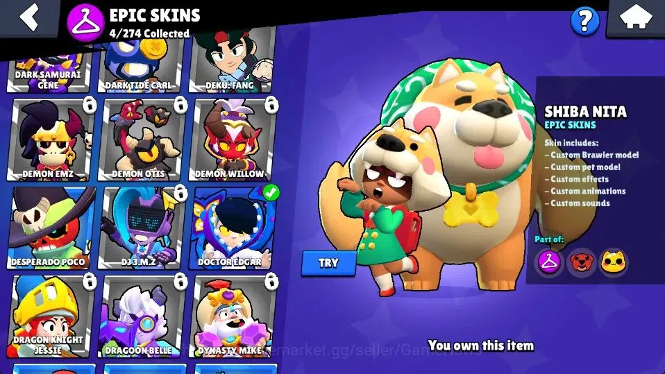 Brawl Stars Accounts 1005 Trophy|14 Brawlers 2 Max Lvl [Poco,Shelly]|12 image 10
