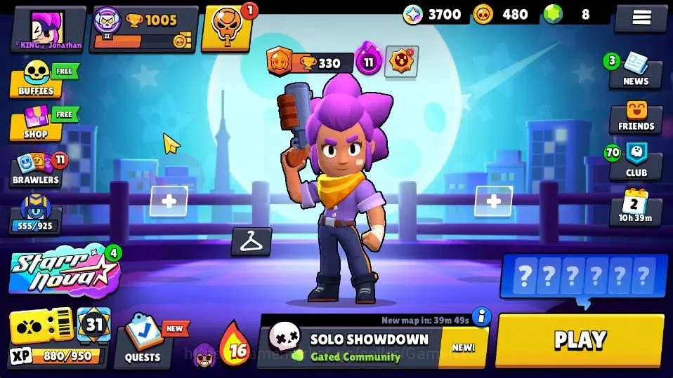 Brawl Stars Accounts 1005 Trophy|14 Brawlers 2 Max Lvl [Poco,Shelly]|12 image 3