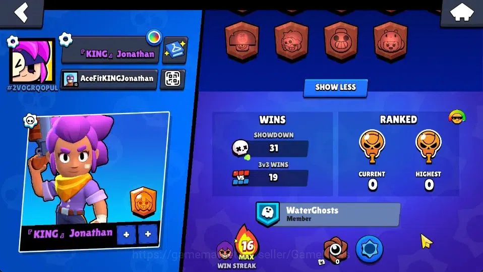 Brawl Stars Accounts 1005 Trophy|14 Brawlers 2 Max Lvl [Poco,Shelly]|12 image 4