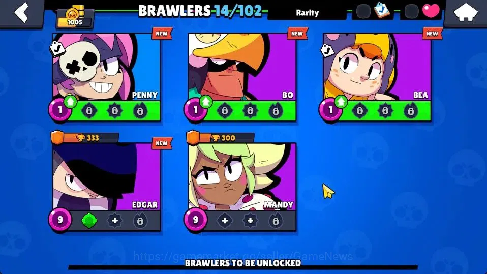 Brawl Stars Accounts 1005 Trophy|14 Brawlers 2 Max Lvl [Poco,Shelly]|12 image 6