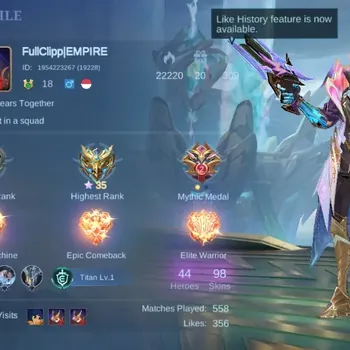 Mobile Legends: Bang Bang Accounts Collector Global|98S|Expert|11.11 X-Borg,Sanrio Floryn,LuckyBox Akai,Zodiac Zhack,VENOM
