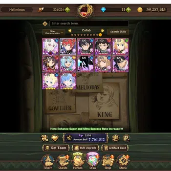 The Seven Deadly Sins: Grand Cross Midgame ASIA|7,7M CC|105 LS|8 LR+13 UR+Many Collab|N Melio image 1