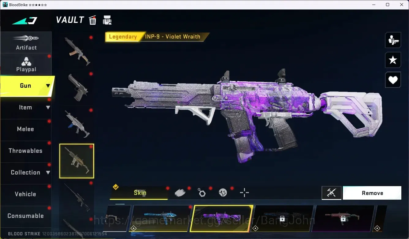 Blood Strike Accounts ASIA |Ultra Lightblade-Limbo|2 Collab Gun [AOT]|1  image 10
