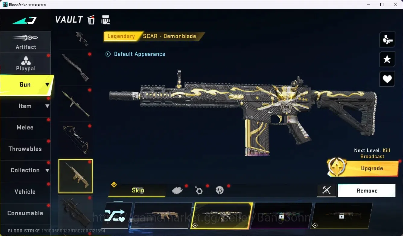 Blood Strike Accounts ASIA |Ultra Lightblade-Limbo|2 Collab Gun [AOT]|1  image 11
