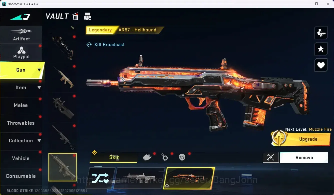Blood Strike Accounts ASIA |Ultra Lightblade-Limbo|2 Collab Gun [AOT]|1  image 12