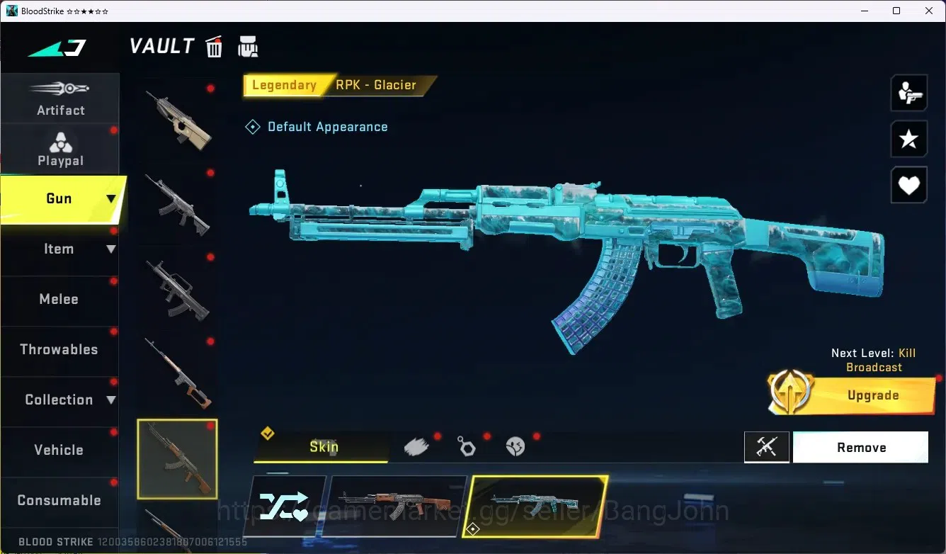 Blood Strike Accounts ASIA |Ultra Lightblade-Limbo|2 Collab Gun [AOT]|1  image 17
