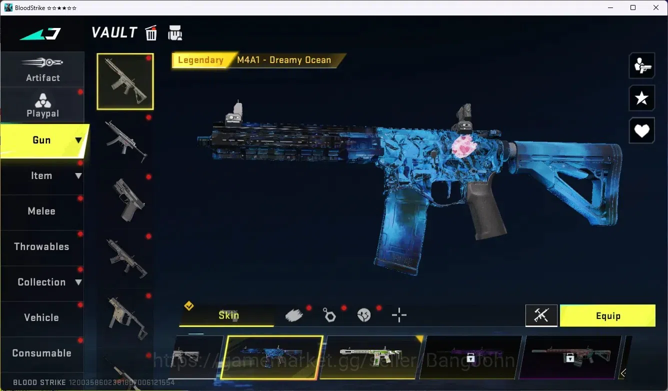 Blood Strike Accounts ASIA |Ultra Lightblade-Limbo|2 Collab Gun [AOT]|1  image 5