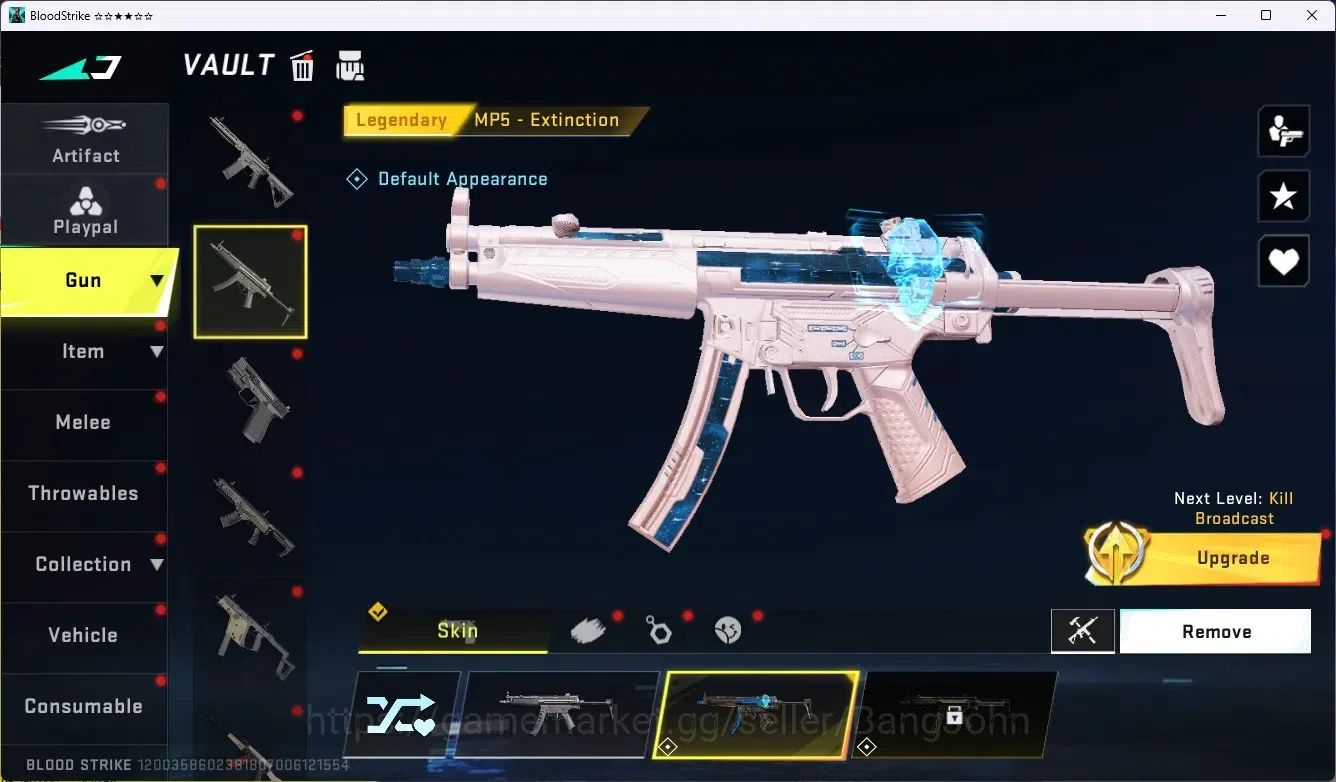 Blood Strike Accounts ASIA |Ultra Lightblade-Limbo|2 Collab Gun [AOT]|1  image 6