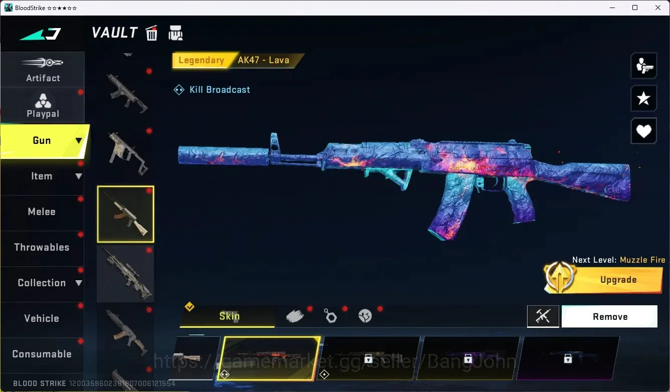 Blood Strike Accounts ASIA |Ultra Lightblade-Limbo|2 Collab Gun [AOT]|1  image 8