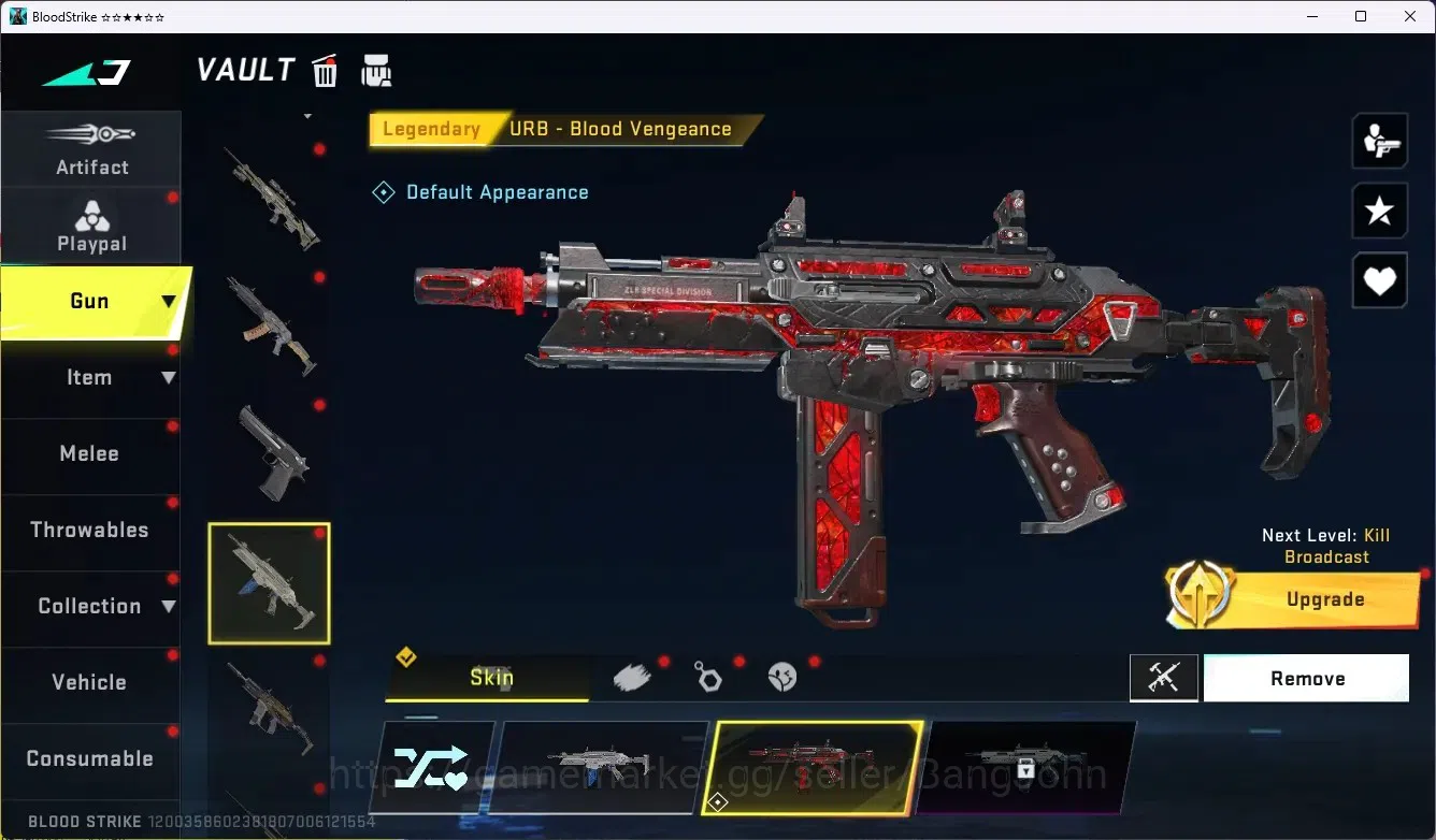 Blood Strike Accounts ASIA |Ultra Lightblade-Limbo|2 Collab Gun [AOT]|1  image 9