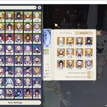 Genshin Impact Accounts Others ASIA|AR 57|3 Pream Team|9 Limited+7(*5 Weapon)|(Arlecchino
