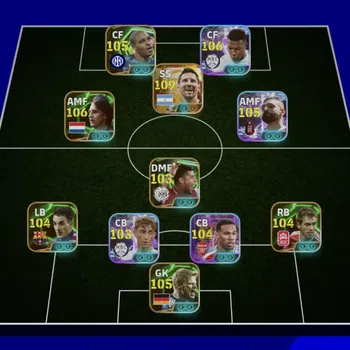 eFootball Accounts Legends & Iconic Players EFOOTBALL MANY BLITZ | BIGTIME MESSI,SHOWTIME MBAPPE,MOH SALAH,ADRIANO,J