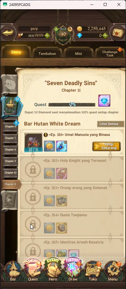 The Seven Deadly Sins: Grand Cross Accounts ASIA | 1,6M CC | 4 UR Merlin&Esca 3/6 Thor WkGowte image 10