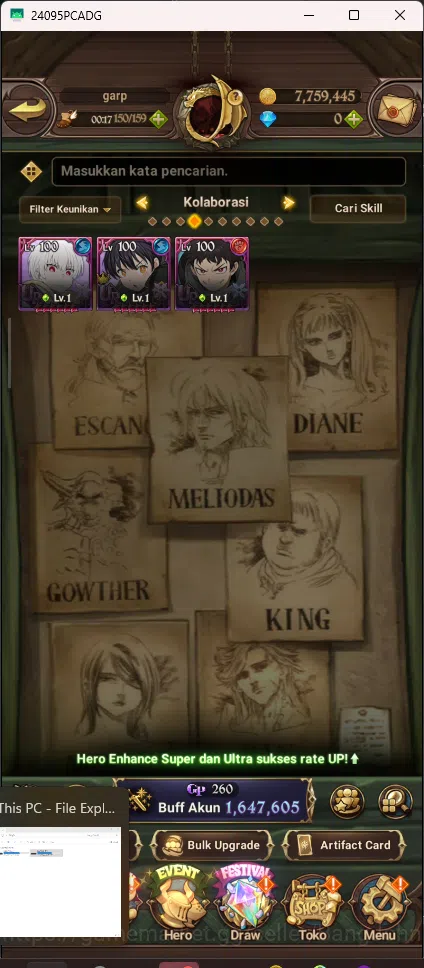 The Seven Deadly Sins: Grand Cross Accounts ASIA | 1,6M CC | 4 UR Merlin&Esca 3/6 Thor WkGowte image 5