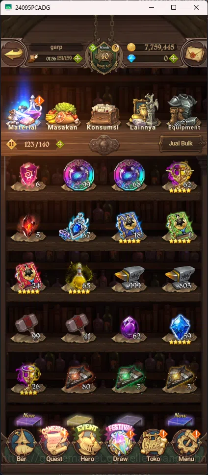 The Seven Deadly Sins: Grand Cross Accounts ASIA | 1,6M CC | 4 UR Merlin&Esca 3/6 Thor WkGowte image 6