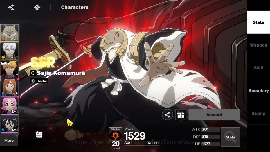 BLEACH: Soul Resonance Accounts Nuverse SEA [Fresh Sory] Lv3| 2 SSR[Sajin, and Ich image 3
