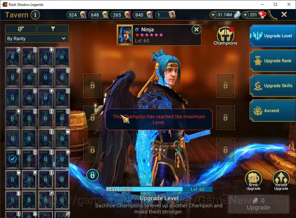 Raid: Shadow Legends Accounts Lv60 2,2M Power|24 Legend(GNUT,UKKO,Ninja,Etc)+CB image 17