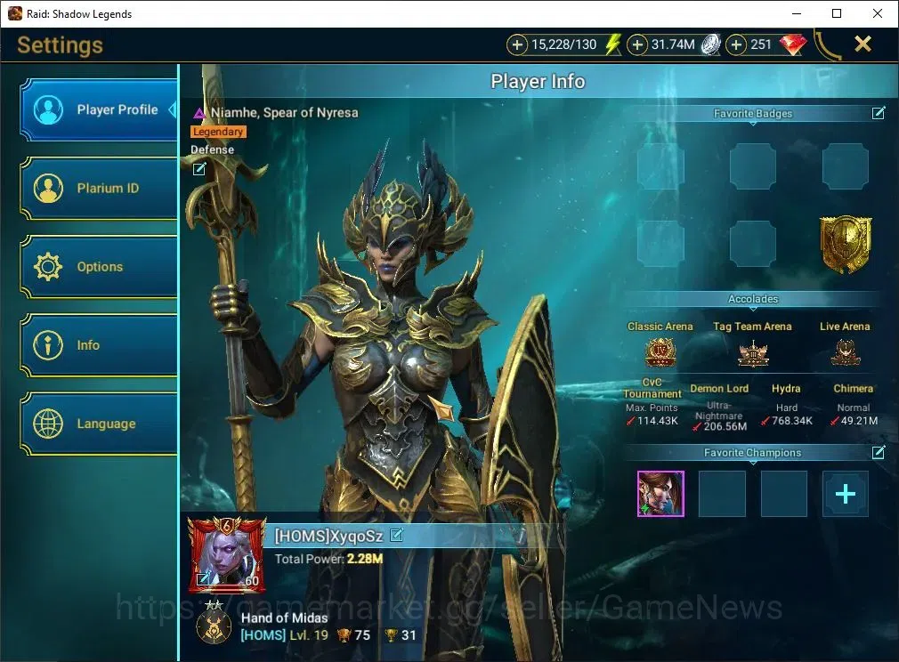 Raid: Shadow Legends Accounts Lv60 2,2M Power|24 Legend(GNUT,UKKO,Ninja,Etc)+CB image 2