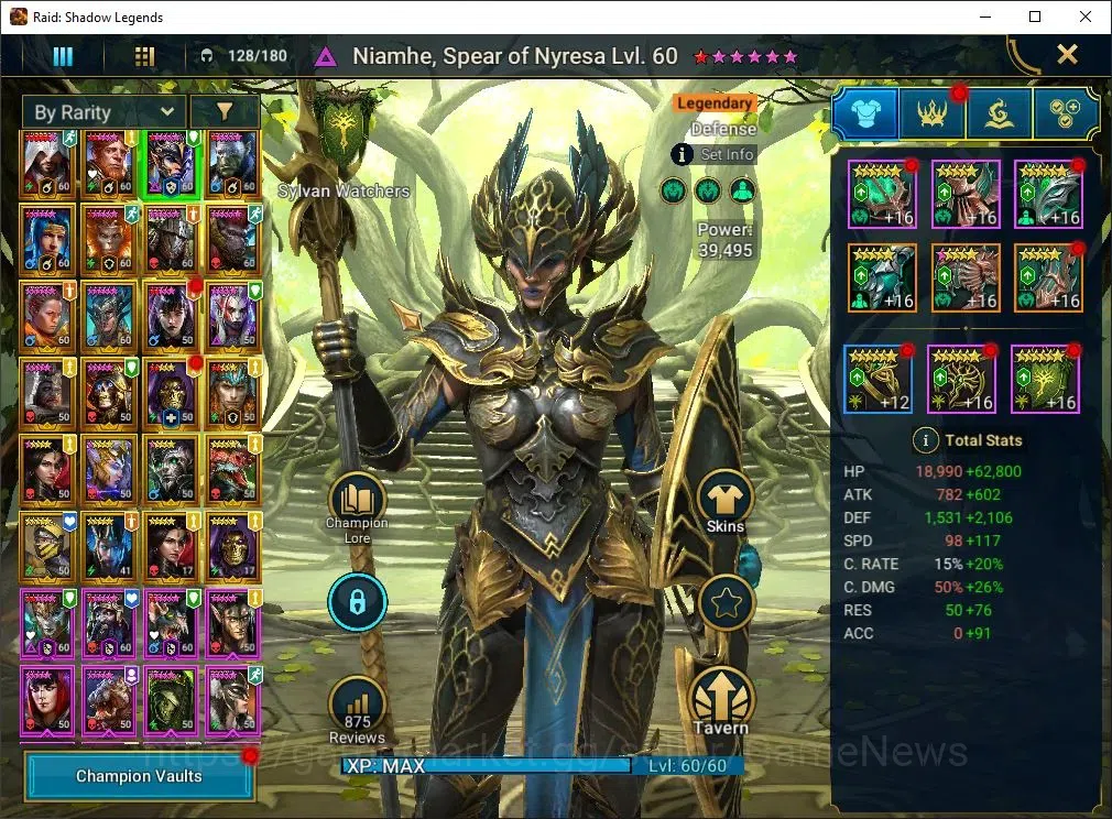 Raid: Shadow Legends Accounts Lv60 2,2M Power|24 Legend(GNUT,UKKO,Ninja,Etc)+CB image 5