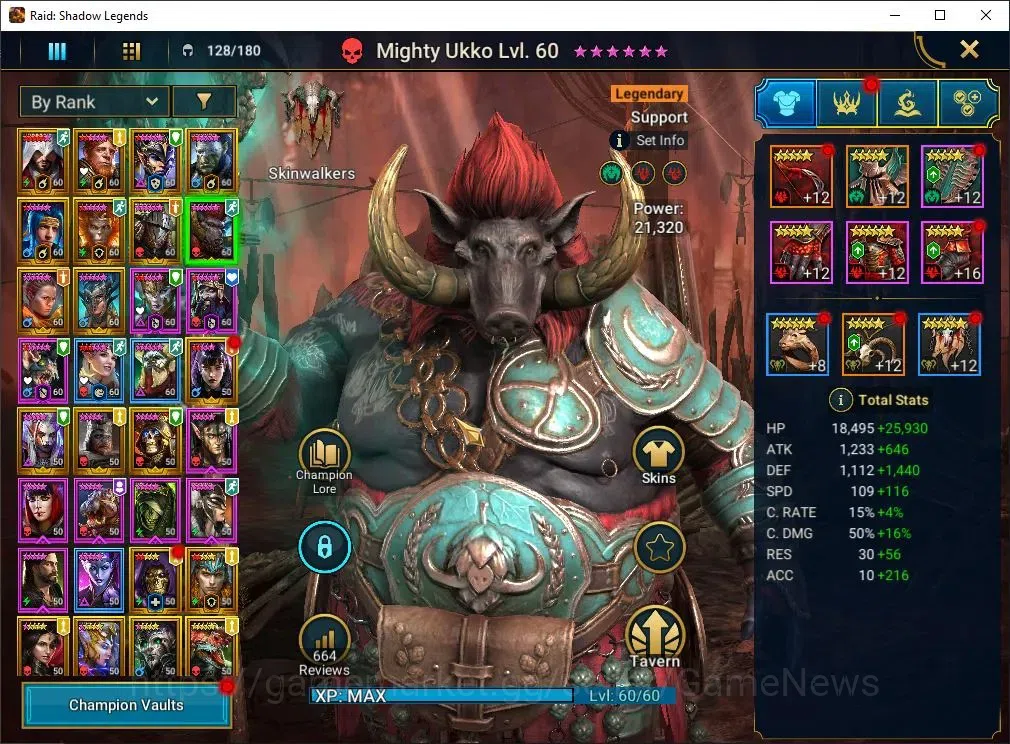 Raid: Shadow Legends Accounts Lv60 2,2M Power|24 Legend(GNUT,UKKO,Ninja,Etc)+CB image 6