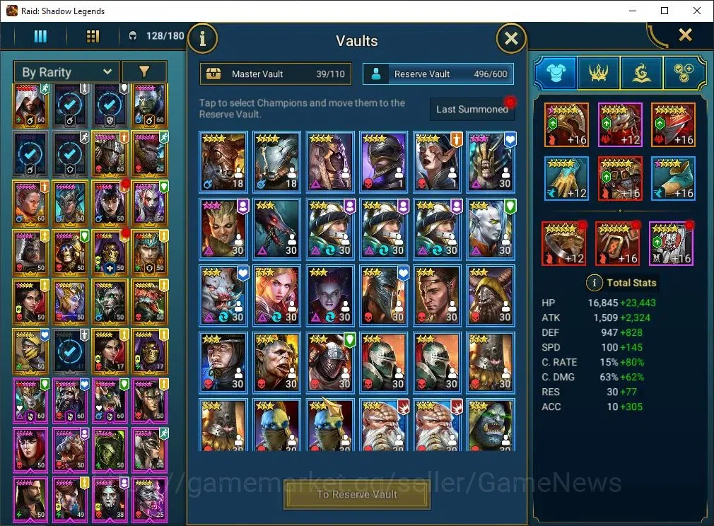 Raid: Shadow Legends Accounts Lv60 2,2M Power|24 Legend(GNUT,UKKO,Ninja,Etc)+CB image 8