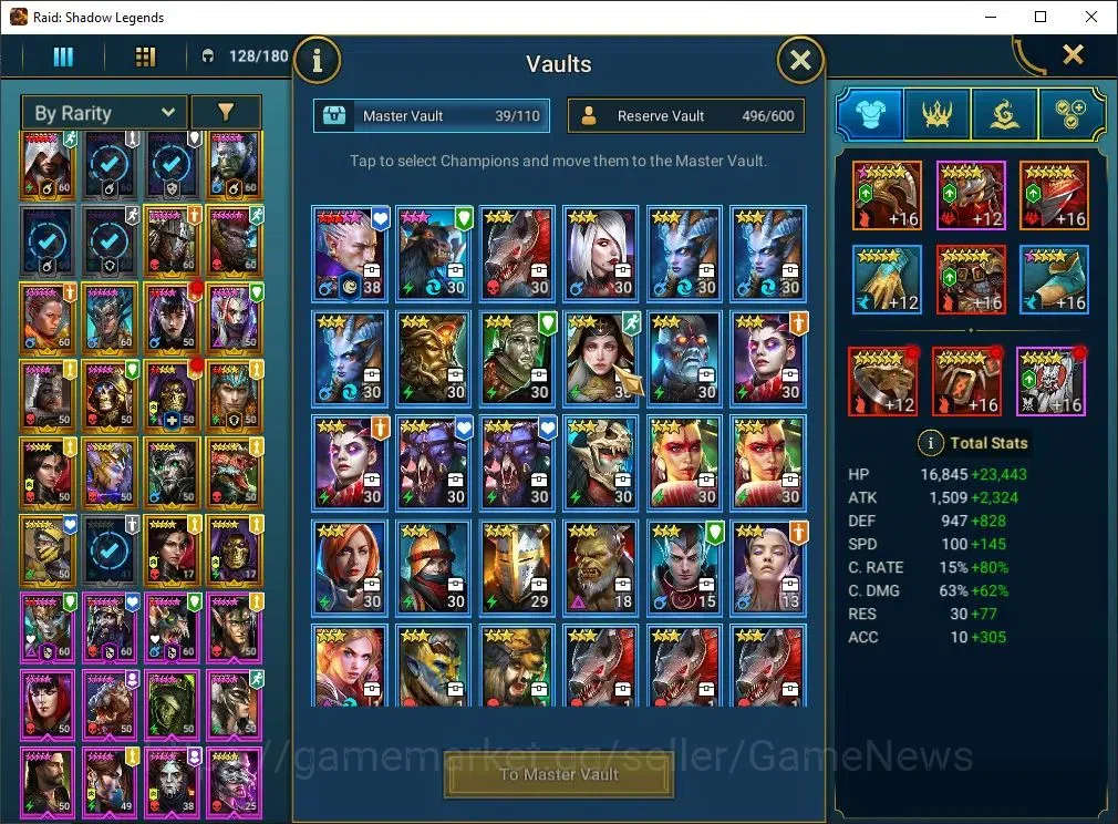 Raid: Shadow Legends Accounts Lv60 2,2M Power|24 Legend(GNUT,UKKO,Ninja,Etc)+CB image 9