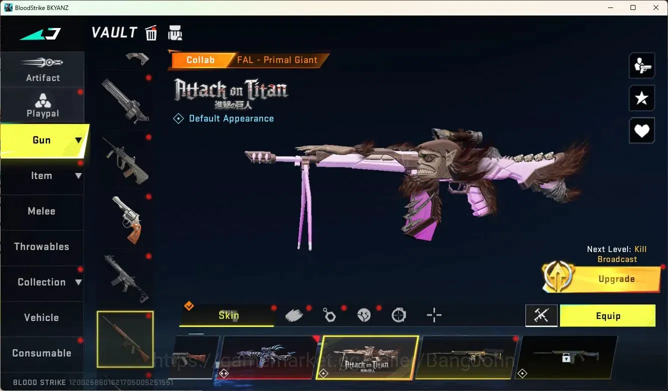 Blood Strike Accounts ASIA | 1 EVO: FAL Evolved Draco|1 AOT|2 ULTRA GUN| image 11