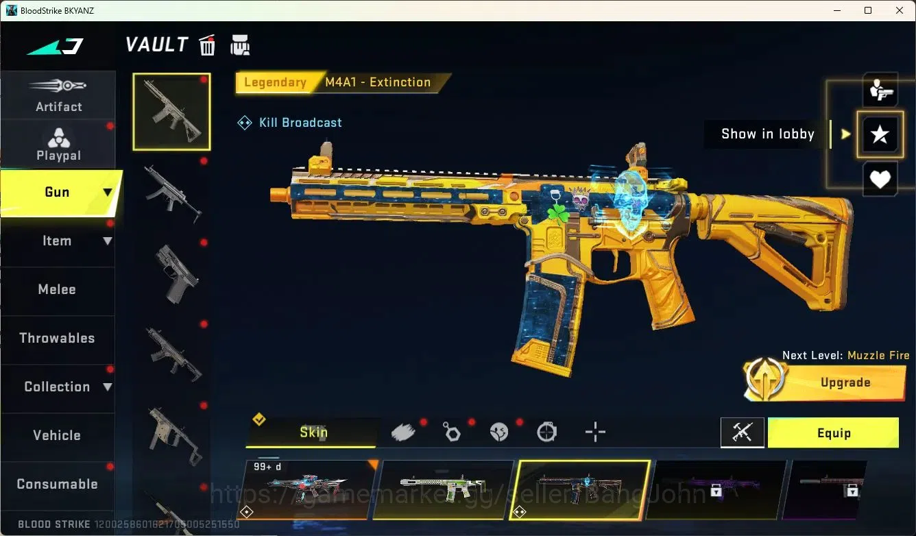 Blood Strike Accounts ASIA | 1 EVO: FAL Evolved Draco|1 AOT|2 ULTRA GUN| image 2
