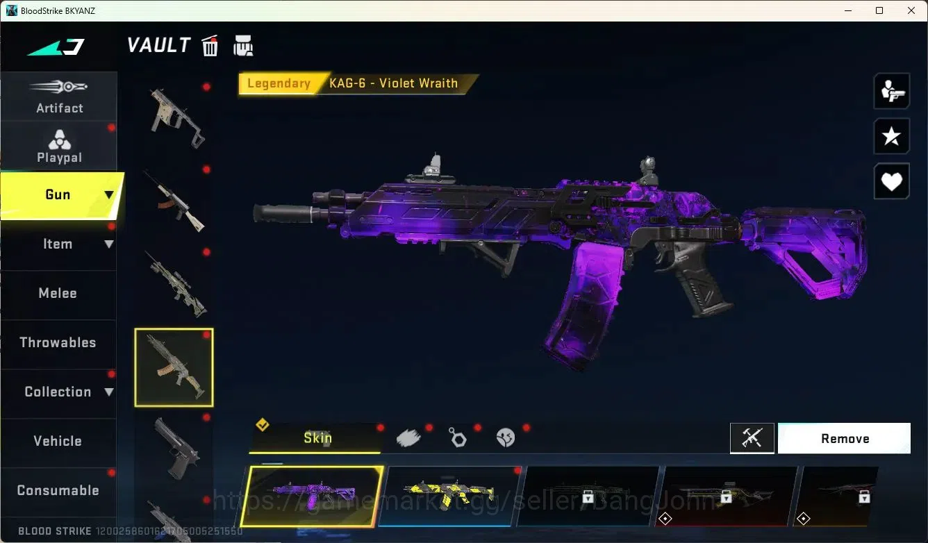 Blood Strike Accounts ASIA | 1 EVO: FAL Evolved Draco|1 AOT|2 ULTRA GUN| image 4